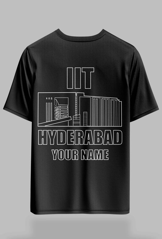 IIT Hyderabad oversize tee – KS Verse – front view