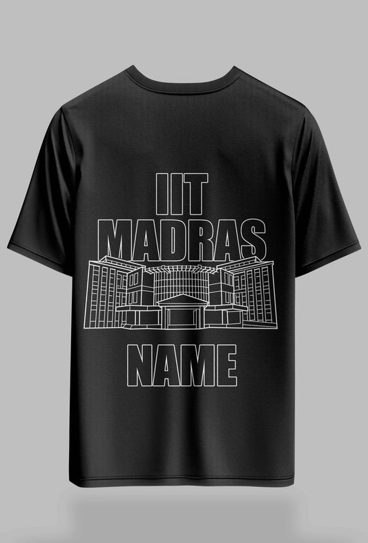 IIT Madras oversize tee – KS Verse – front view