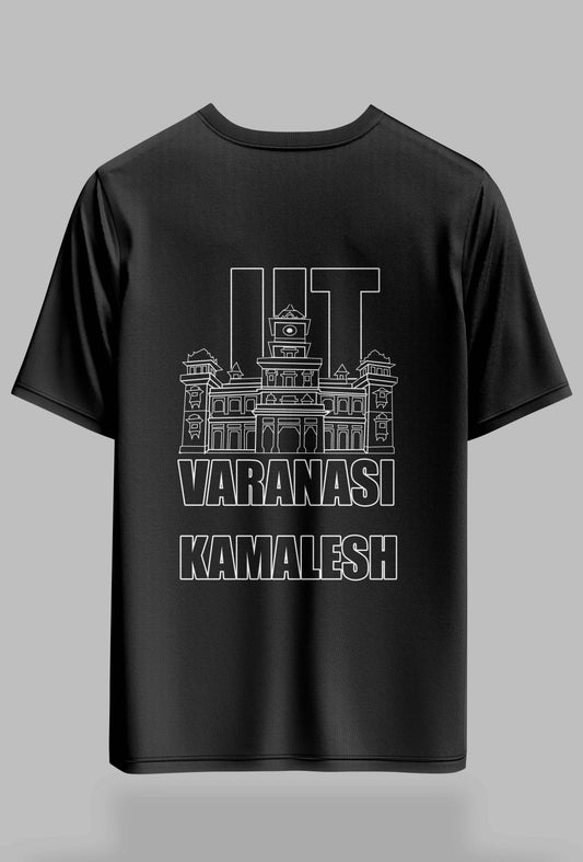 IIT Varanasi oversized tee – KS Verse – detail view